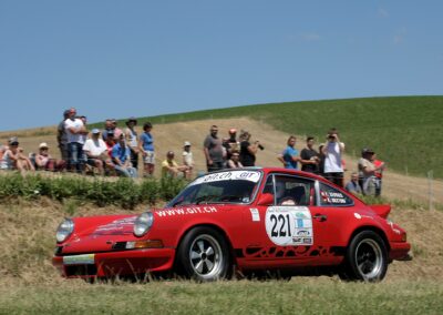 Rallye de la Drôme 2016, Porsche 911 Carrera RS n° 221, Frank Servais et Konstantine Buxtorf