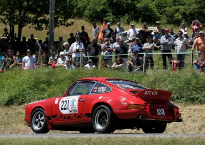 Rallye de la Drôme 2016, Porsche 911 Carrera RS n° 221, Frank Servais et Konstantine Buxtorf