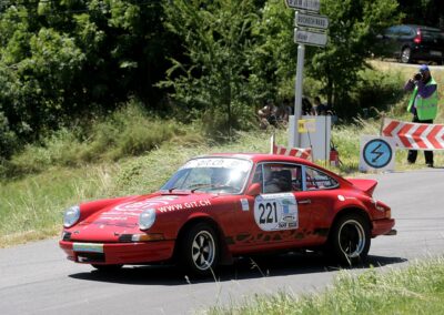 Rallye de la Drôme 2016, Porsche 911 Carrera RS n° 221, Frank Servais et Konstantine Buxtorf