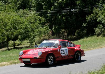 Rallye de la Drôme 2016, Porsche 911 Carrera RS n° 221, Frank Servais et Konstantine Buxtorf