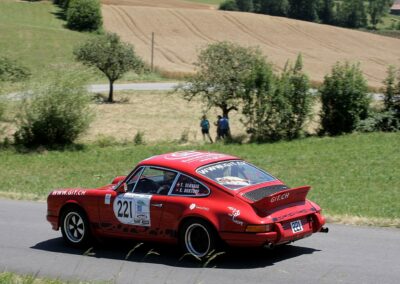 Rallye de la Drôme 2016, Porsche 911 Carrera RS n° 221, Frank Servais et Konstantine Buxtorf