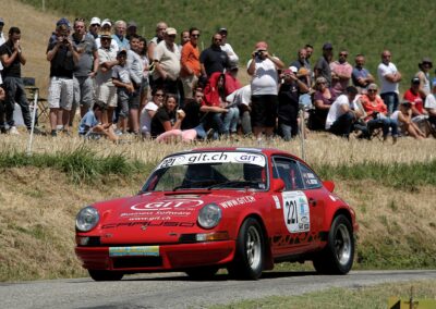 Rallye de la Drôme 2016, Porsche 911 Carrera RS n° 221, Frank Servais et Konstantine Buxtorf