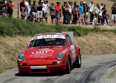 Rallye de la Drôme 2016, Porsche 911 Carrera RS n° 221, Frank Servais et Konstantine Buxtorf