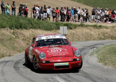 Rallye de la Drôme 2016, Porsche 911 Carrera RS n° 221, Frank Servais et Konstantine Buxtorf