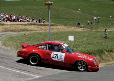Rallye de la Drôme 2016, Porsche 911 Carrera RS n° 221, Frank Servais et Konstantine Buxtorf
