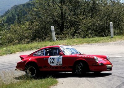 Rallye de la Drôme 2016, Porsche 911 Carrera RS n° 221, Frank Servais et Konstantine Buxtorf