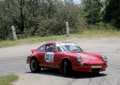 Rallye de la Drôme 2016, Porsche 911 Carrera RS n° 221, Frank Servais et Konstantine Buxtorf