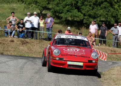 Rallye de la Drôme 2016, Porsche 911 Carrera RS n° 221, Frank Servais et Konstantine Buxtorf