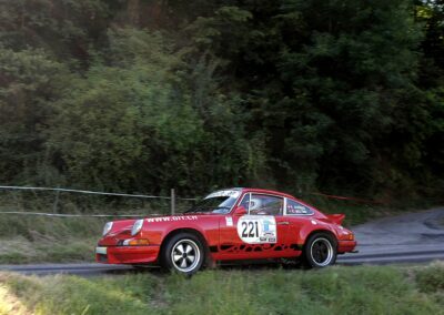 Rallye de la Drôme 2016, Porsche 911 Carrera RS n° 221, Frank Servais et Konstantine Buxtorf