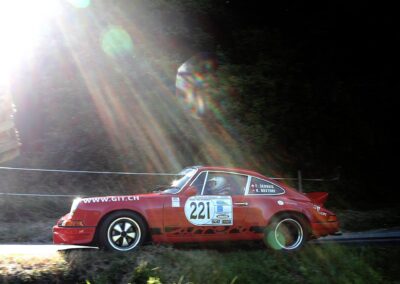 Rallye de la Drôme 2016, Porsche 911 Carrera RS n° 221, Frank Servais et Konstantine Buxtorf