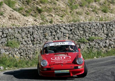 Rallye de la Drôme 2016, Porsche 911 Carrera RS n° 221, Frank Servais et Konstantine Buxtorf