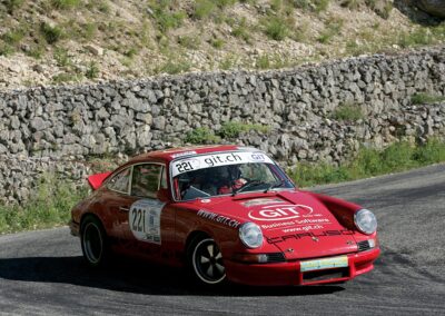 Rallye de la Drôme 2016, Porsche 911 Carrera RS n° 221, Frank Servais et Konstantine Buxtorf