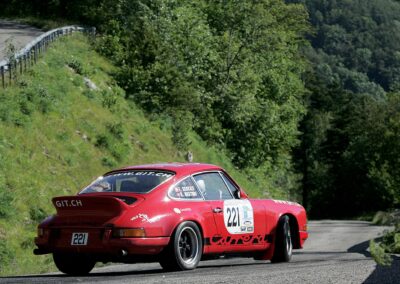 Rallye de la Drôme 2016, Porsche 911 Carrera RS n° 221, Frank Servais et Konstantine Buxtorf