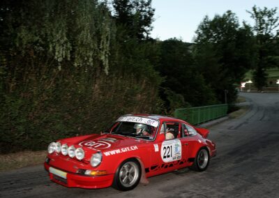 Rallye de la Drôme 2016, Porsche 911 Carrera RS n° 221, Frank Servais et Konstantine Buxtorf