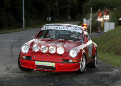 Rallye de la Drôme 2016, Porsche 911 Carrera RS n° 221, Frank Servais et Konstantine Buxtorf