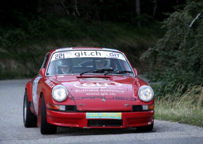 Rallye de la Drôme 2016, Porsche 911 Carrera RS n° 221, Frank Servais et Konstantine Buxtorf