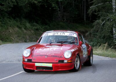 Rallye de la Drôme 2016, Porsche 911 Carrera RS n° 221, Frank Servais et Konstantine Buxtorf