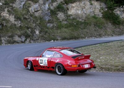 Rallye de la Drôme 2016, Porsche 911 Carrera RS n° 221, Frank Servais et Konstantine Buxtorf
