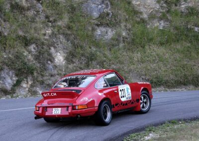Rallye de la Drôme 2016, Porsche 911 Carrera RS n° 221, Frank Servais et Konstantine Buxtorf