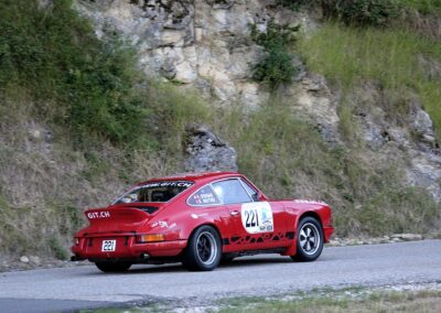 Rallye de la Drôme 2016, Porsche 911 Carrera RS n° 221, Frank Servais et Konstantine Buxtorf