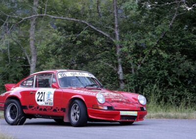 Rallye de la Drôme 2016, Porsche 911 Carrera RS n° 221, Frank Servais et Konstantine Buxtorf