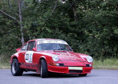 Rallye de la Drôme 2016, Porsche 911 Carrera RS n° 221, Frank Servais et Konstantine Buxtorf