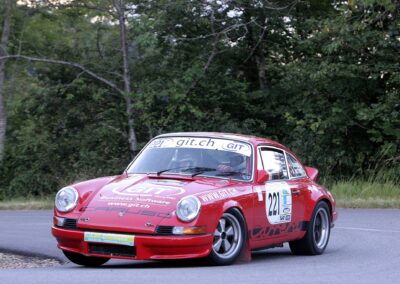 Rallye de la Drôme 2016, Porsche 911 Carrera RS n° 221, Frank Servais et Konstantine Buxtorf