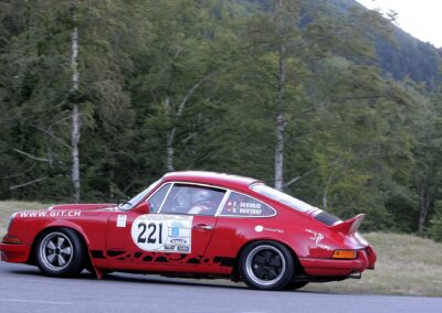 Rallye de la Drôme 2016, Porsche 911 Carrera RS n° 221, Frank Servais et Konstantine Buxtorf