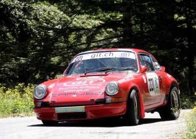 Rallye de la Drôme 2016, Porsche 911 Carrera RS n° 221, Frank Servais et Konstantine Buxtorf