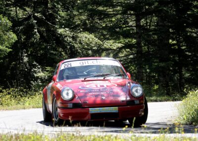 Rallye de la Drôme 2016, Porsche 911 Carrera RS n° 221, Frank Servais et Konstantine Buxtorf