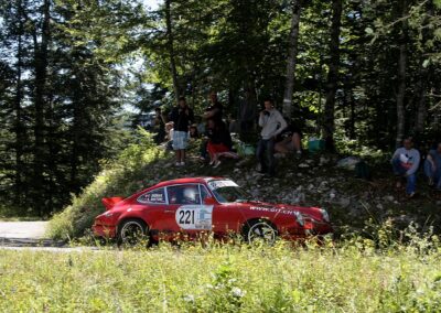 Rallye de la Drôme 2016, Porsche 911 Carrera RS n° 221, Frank Servais et Konstantine Buxtorf