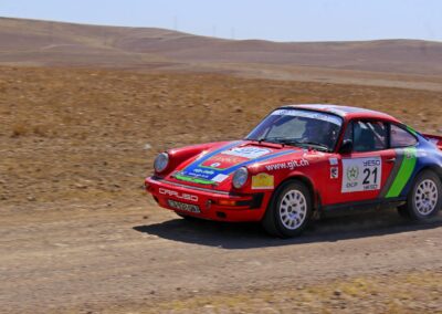 Maroc Historic Rally 2018, Porsche 911 SC n° 21, Frank Servais et Konstantine Buxtorf