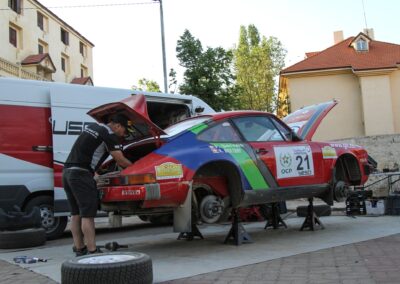 Maroc Historic Rally 2018, Porsche 911 SC n° 21, Frank Servais et Konstantine Buxtorf