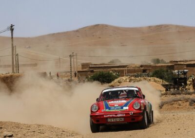 Maroc Historic Rally 2018, Porsche 911 SC n° 21, Frank Servais et Konstantine Buxtorf
