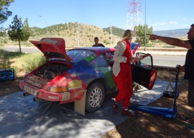 Maroc Historic Rally 2018, Porsche 911 SC n° 21, Frank Servais et Konstantine Buxtorf