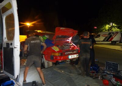 Maroc Historic Rally 2018, Porsche 911 SC n° 21, Frank Servais et Konstantine Buxtorf