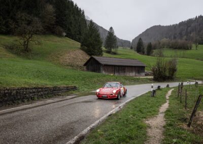Critérium Jurassien 2023, Porsche 911 Carrera RS n° 8, Frank Servais et Steve Niederhauser