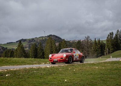 Critérium Jurassien 2023, Porsche 911 Carrera RS n° 8, Frank Servais et Steve Niederhauser