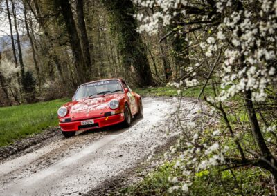 Critérium Jurassien 2023, Porsche 911 Carrera RS n° 8, Frank Servais et Steve Niederhauser