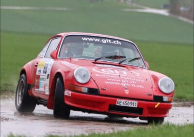 Critérium Jurassien 2023, Porsche 911 Carrera RS n° 8, Frank Servais et Steve Niederhauser