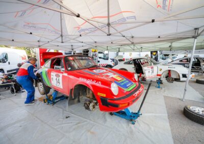 Porsche 911 SC Gazelle n° 14, Frank Servais / Steve Niederhauser, Maroc Historic Rally 2023