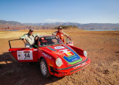 Porsche 911 SC Gazelle n° 14, Frank Servais / Steve Niederhauser, Maroc Historic Rally 2023