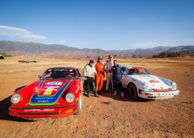 Porsche 911 SC Gazelle n° 14, Frank Servais / Steve Niederhauser, Maroc Historic Rally 2023