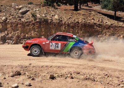 Porsche 911 SC Gazelle n° 14, Frank Servais / Steve Niederhauser, Maroc Historic Rally 2023