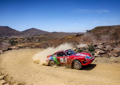 Porsche 911 SC Gazelle n° 14, Frank Servais / Steve Niederhauser, Maroc Historic Rally 2023