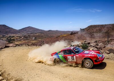 Porsche 911 SC Gazelle n° 14, Frank Servais / Steve Niederhauser, Maroc Historic Rally 2023