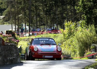 Porsche 911 SC Gazelle n° 313, Frank Servais / Konstantine Buxtorf, Rallye VHC Mont-Blanc 2023