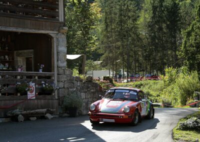Porsche 911 SC Gazelle n° 313, Frank Servais / Konstantine Buxtorf, Rallye VHC Mont-Blanc 2023