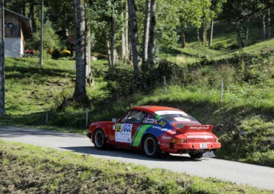 Porsche 911 SC Gazelle n° 313, Frank Servais / Konstantine Buxtorf, Rallye VHC Mont-Blanc 2023