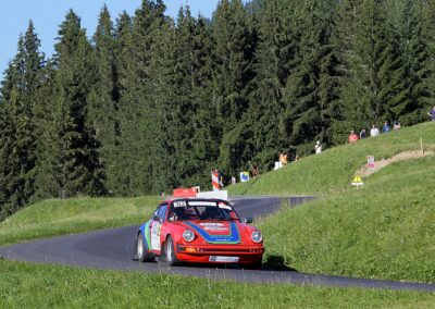 Porsche 911 SC Gazelle n° 313, Frank Servais / Konstantine Buxtorf, Rallye VHC Mont-Blanc 2023